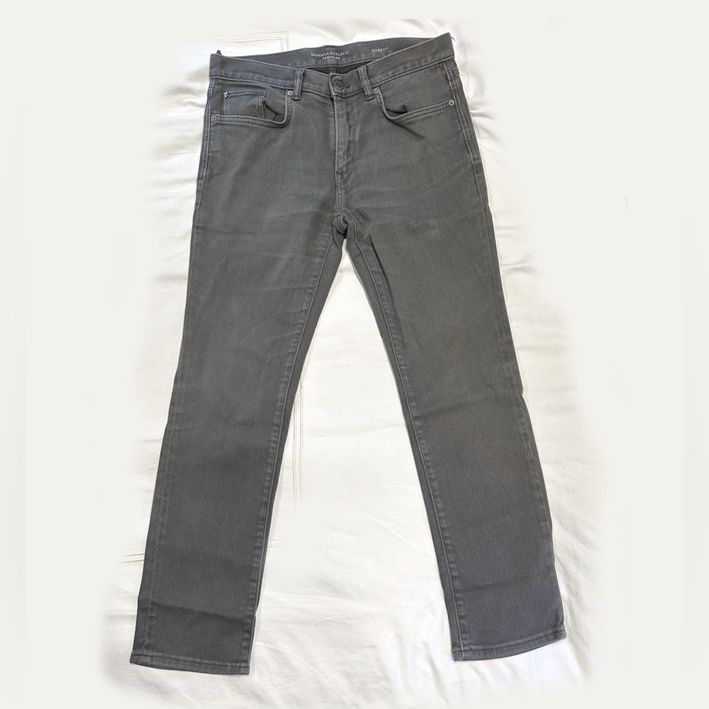 Men’s Banana Republic Denim Slim Fit Jeans 31x30 Light Grey